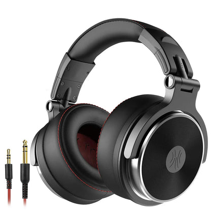 Oneodio Pro 50 Professional Wired Over Ear DJ and Studio Headphones - BK