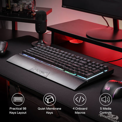 Redragon K512 SHIVA RGB Membrane Gaming Keyboard