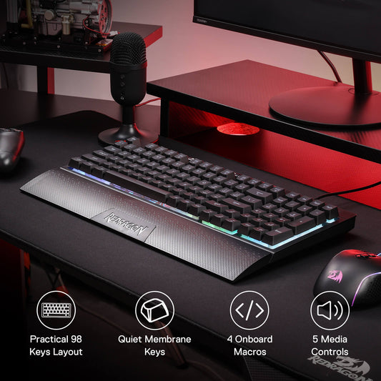 Redragon K512 SHIVA RGB Membrane Gaming Keyboard