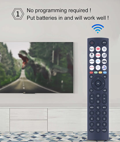 Replacement Remote Control ERF2R36H ERF2136H for Hisense 4K UHD Smart TV