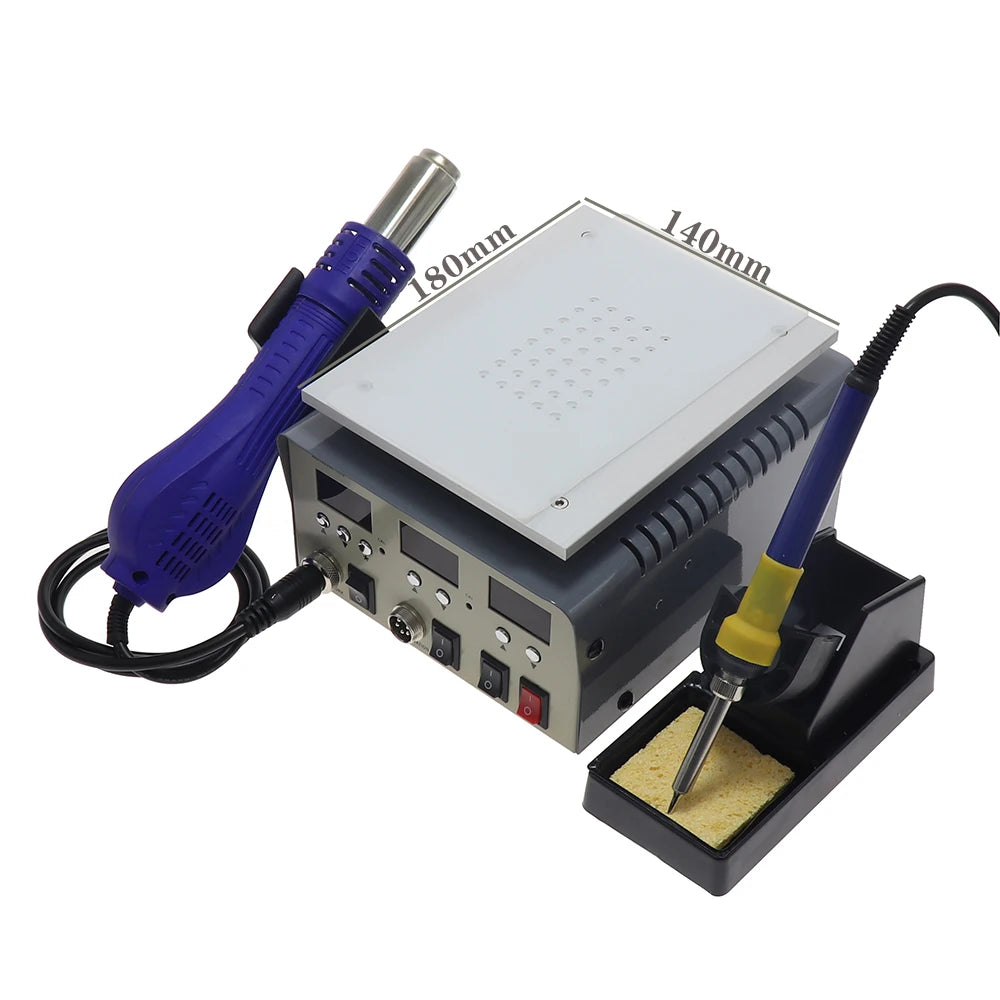 KADA 9803D 3-in-1 Screen Separator, Hot Air Station, and Soldering Iron Station
