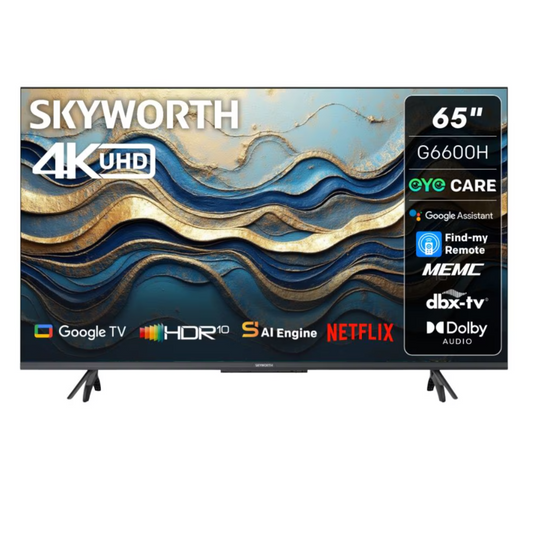 Skyworth (65G6600H) 65 Inch 4K UHD Google LED TV