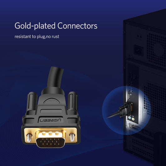 UGREEN VGA Male to Male Cable 1.5M
