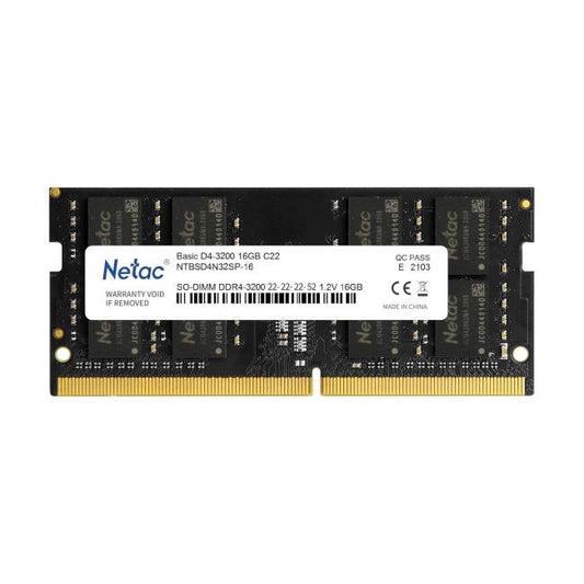 Netac 16GB DDR4 Memory Module 3200 MHz SODIMM
