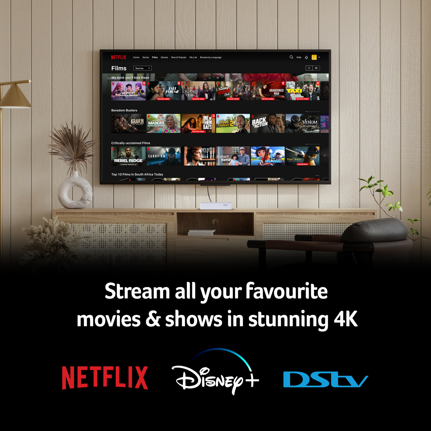 Acer AiTV 4K UHD Google TV Streaming Box - 2GB RAM, 32GB Storage