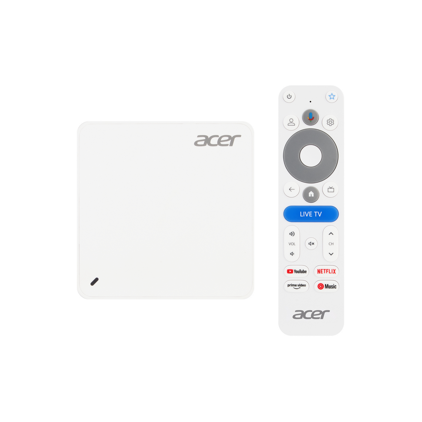 Acer AiTV 4K UHD Google TV Streaming Box - 2GB RAM, 32GB Storage