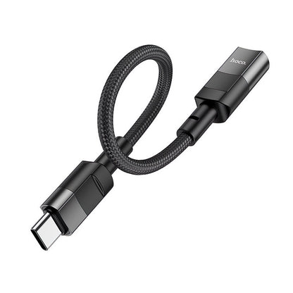 Lightning to USB-C Adapter Hoco U107 - (10cm) (pack of 2)