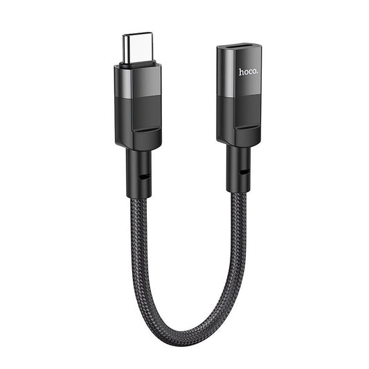 Lightning to USB-C Adapter Hoco U107 - (10cm) (pack of 2)