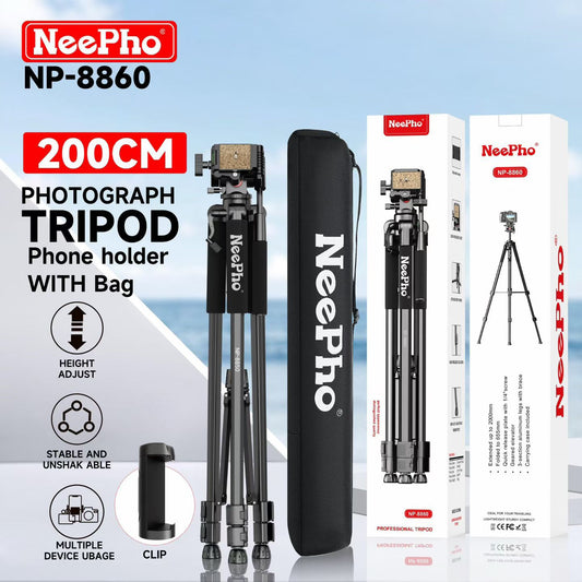 NeePho NP-8860 Heavy Duty Tripod stand for Camera & Phones