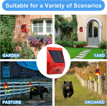 Outdoor Solar Motion Sensor Wireless Alarm