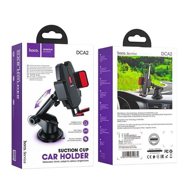 Hoco DCA2 Suction Cup In-Car Phone Holder