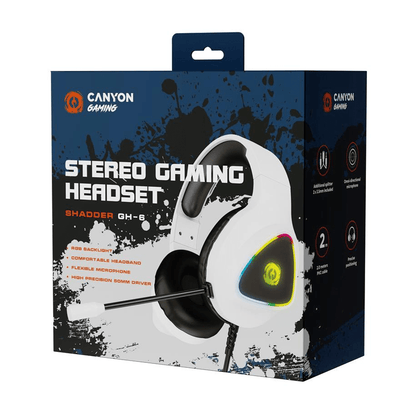 Canyon Shadder GH-6 Gaming Headset - White