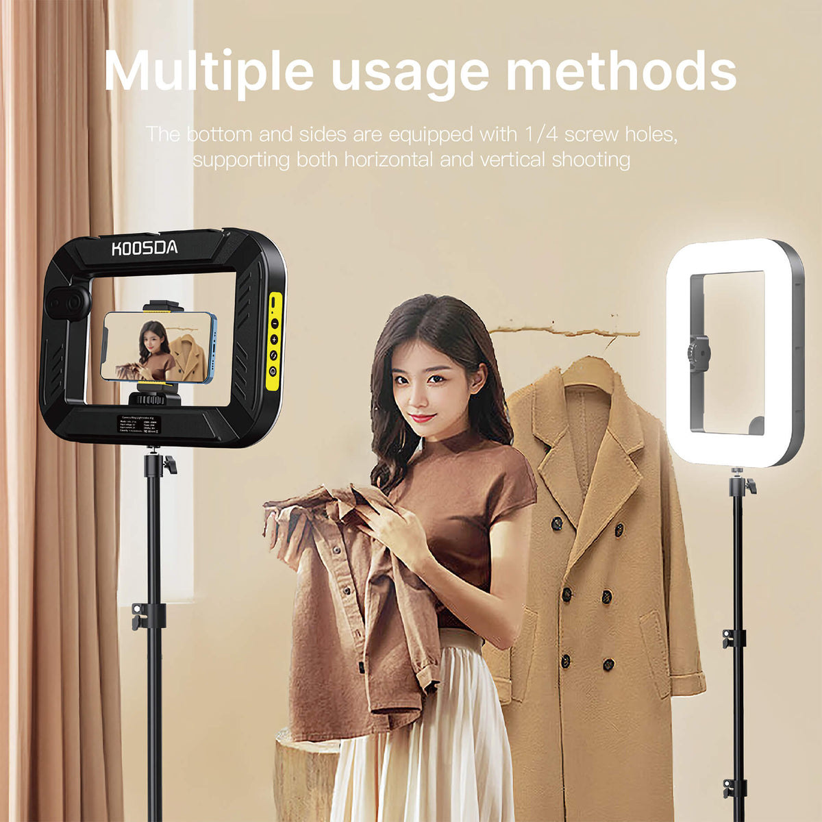 Koosda KRL- ST11 Ring Light - Without stand