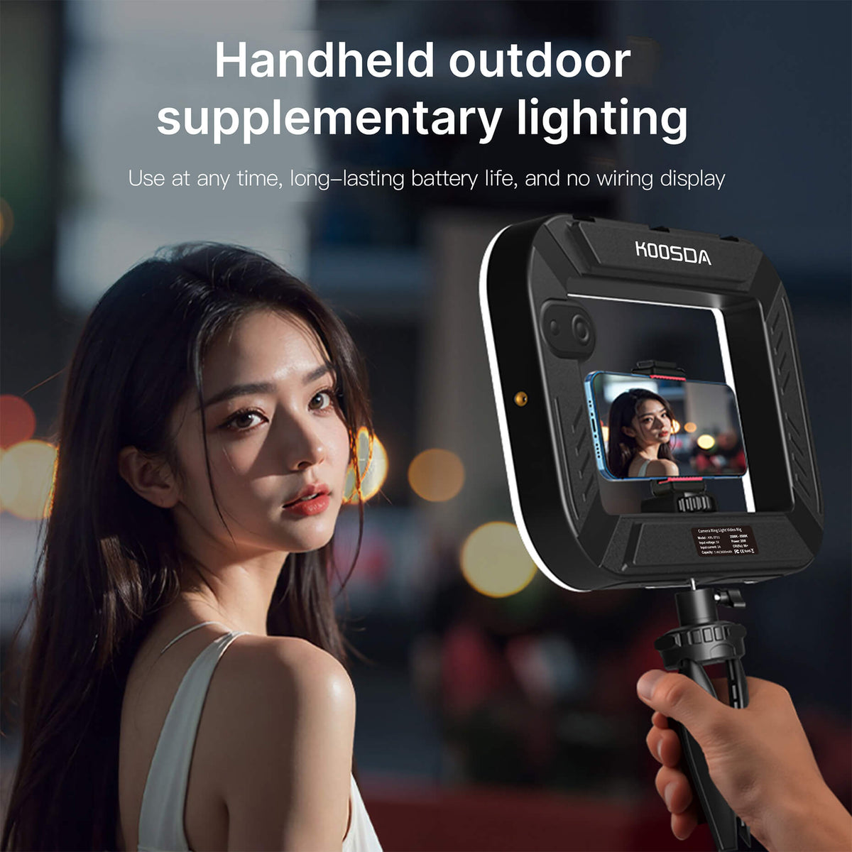 Koosda KRL- ST11 Ring Light - Without stand