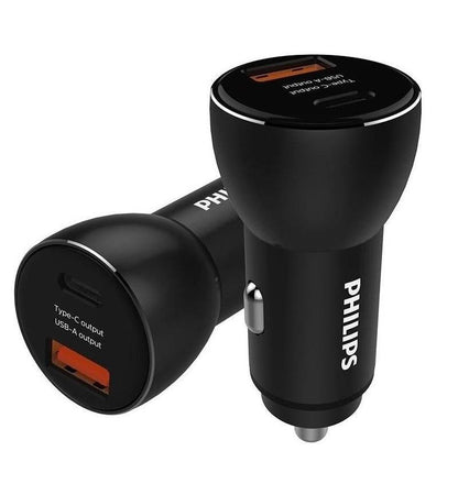 Philips Dual Port Car Charger - 36w