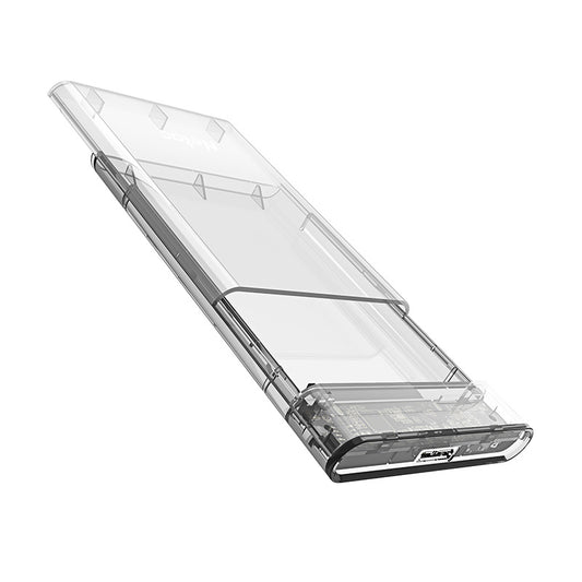 NETAC WH11 2.5-Inch Clear Portable HDD/SSD Hard Drive Enclosure
