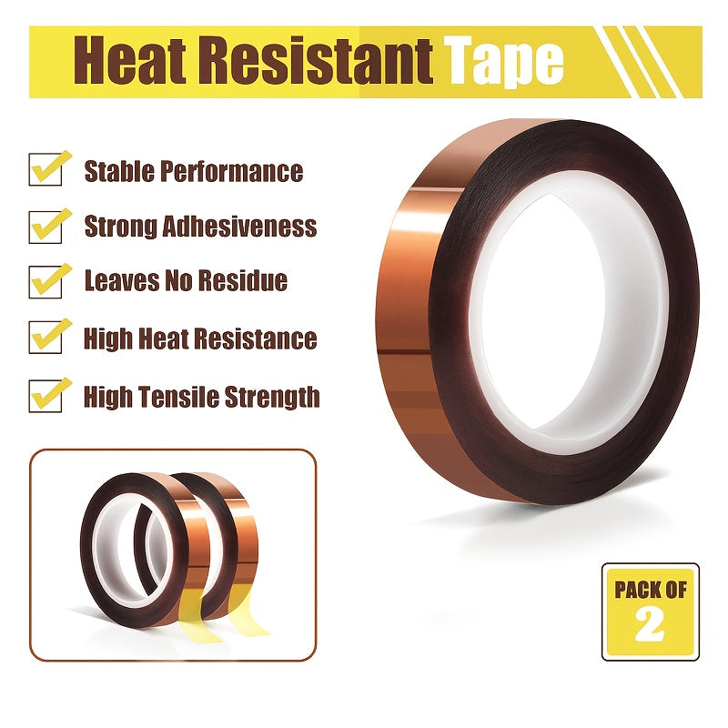Heat Resistant Kapton Tape For Electronics Masking, Soldering, Protecting Circuit Board