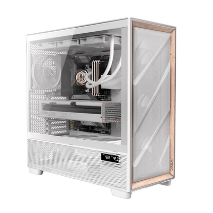 Antec FLUX PRO E-ATX Full Tower Gaming Chassis – White