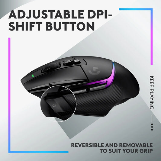 Logitech G502 X PLUS Wireless RGB Gaming Mouse - Black