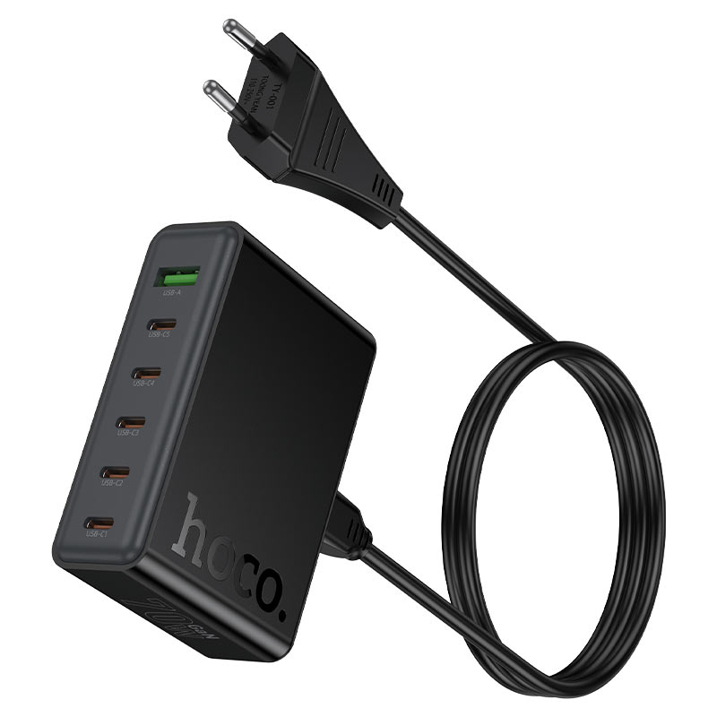 Hoco C152A GaN 6-in-1 Desktop Charging Station- 70W