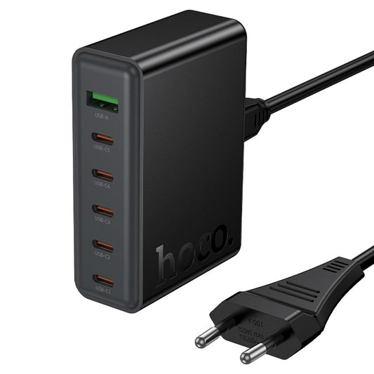 Hoco C152A GaN 6-in-1 Desktop Charging Station- 70W