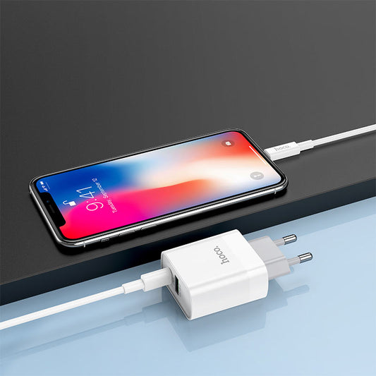 Hoco C80A 20W+QC 3.0(EU) Charging Adapter