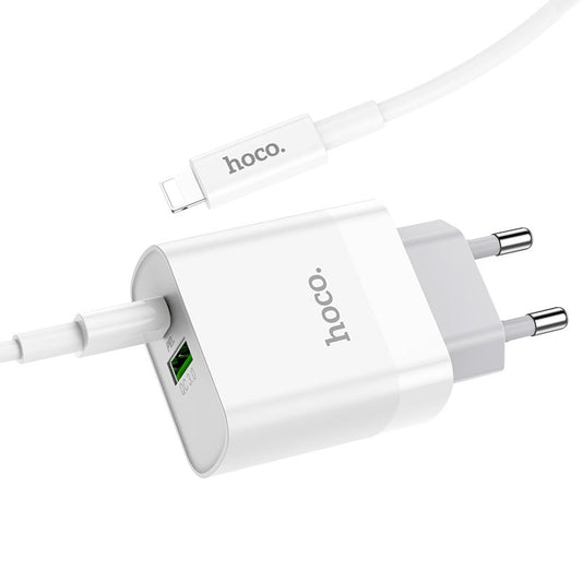 Hoco C80A 20W+QC 3.0(EU) Charging Adapter