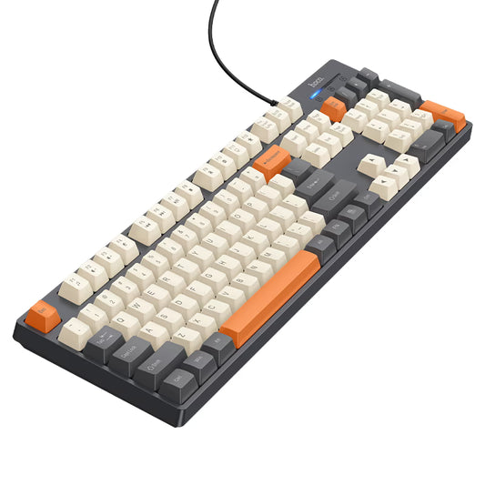 Hoco.GM61 Wired USB Keyboard 104-Key 3-Color Backlit Star Grey.