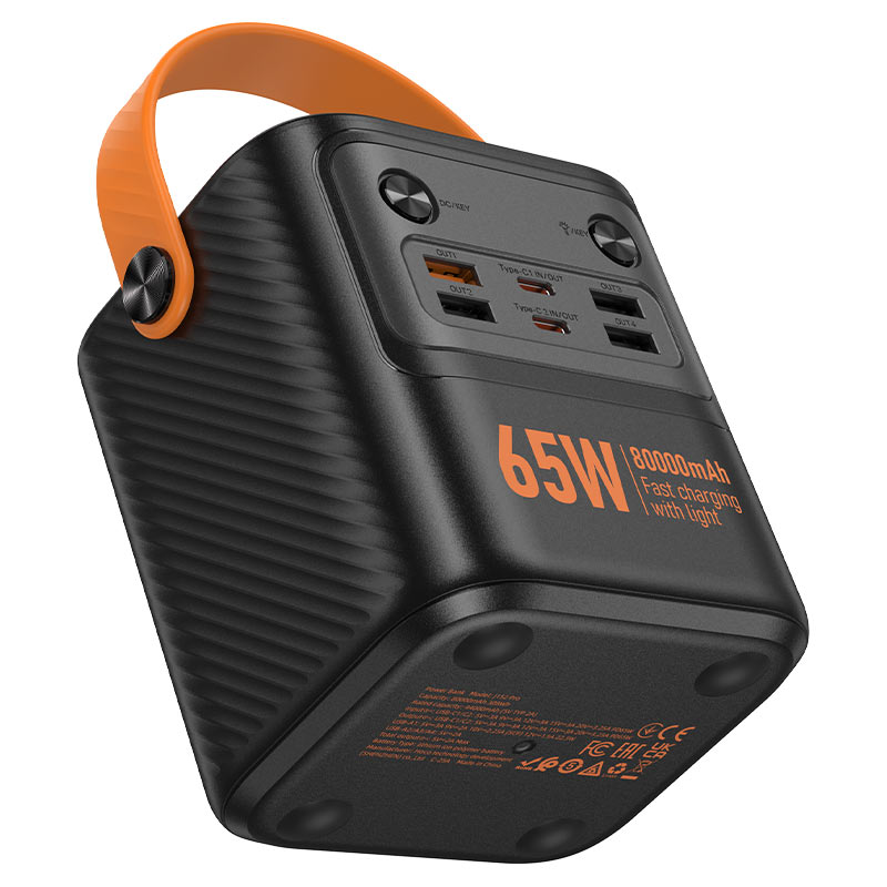 Hoco J152 Pro 80000mAh PD 65W Super Fast Charge Power Bank for laptops and Cellphones