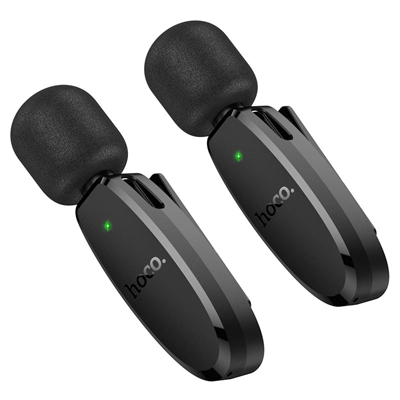 Hoco L15 2 in 1 Wireless Lavalier Microphone
