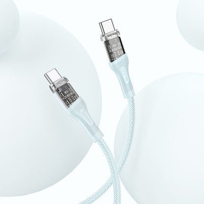 Hoco U111 Cable Type-C to Type-C 60W - 1.2m (pack of 2)