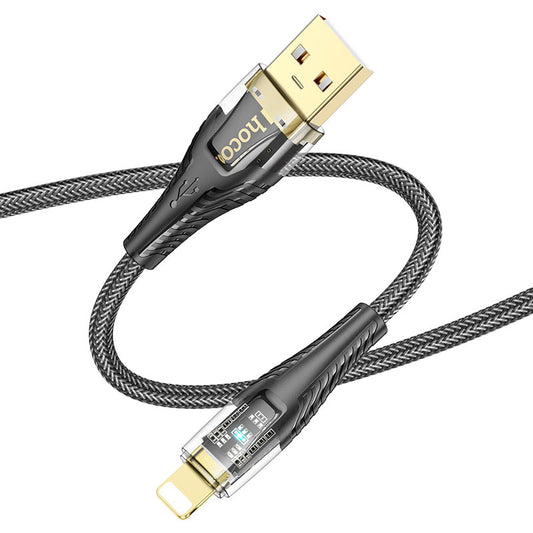 HOCO U121 Crystal Charging Cable USB to Lightning cable 1.2m