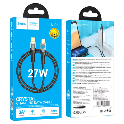 Hoco U121 Cable Type-C to Lightning  Fast Charge Gold Standard 60W