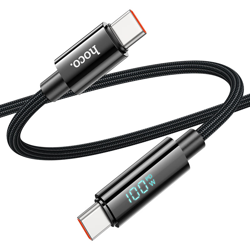 HOCO U125 Cable Type-C to Type-C PD 100W -1.2m