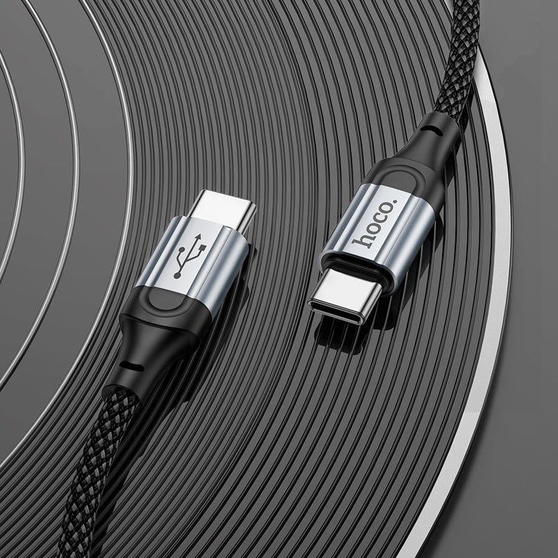Hoco X102 Type-C to Type-C PD 60W fast charge Cable  - 3 Pack