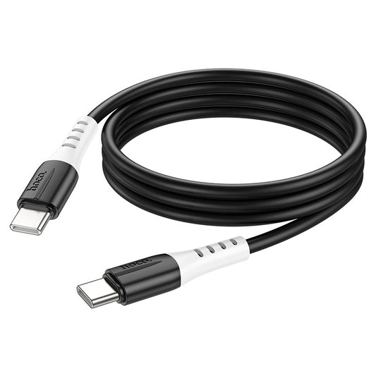 hHoco X82 3A USB-C to USB-C / Type-C Silicone Charging Data Cable