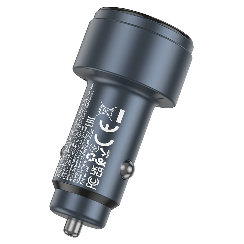 Hoco Z57B Glorious 63W Dual-port Super Fast Car Charger