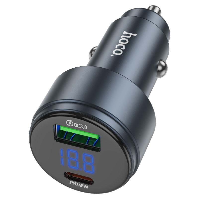 Hoco Z57B Glorious 63W Dual-port Super Fast Car Charger