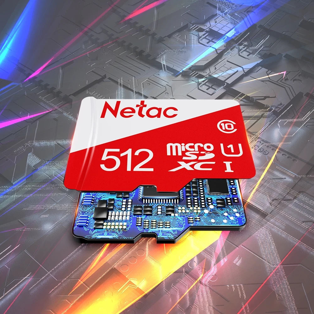 Netac P500 Class 10 MicroSD Memory Card + SD Adapter
