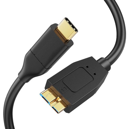 USB Type-C to Micro B Hard Drive Cable - 1m