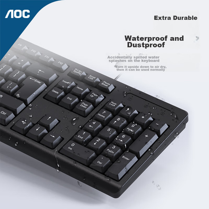 AOC KM160 KEYBOARD + MOUSE BUNDLE
