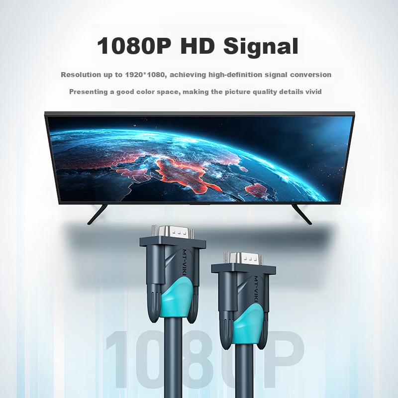 MT-Viki 20M VGA Male to Male(3+6) Cable - 10m