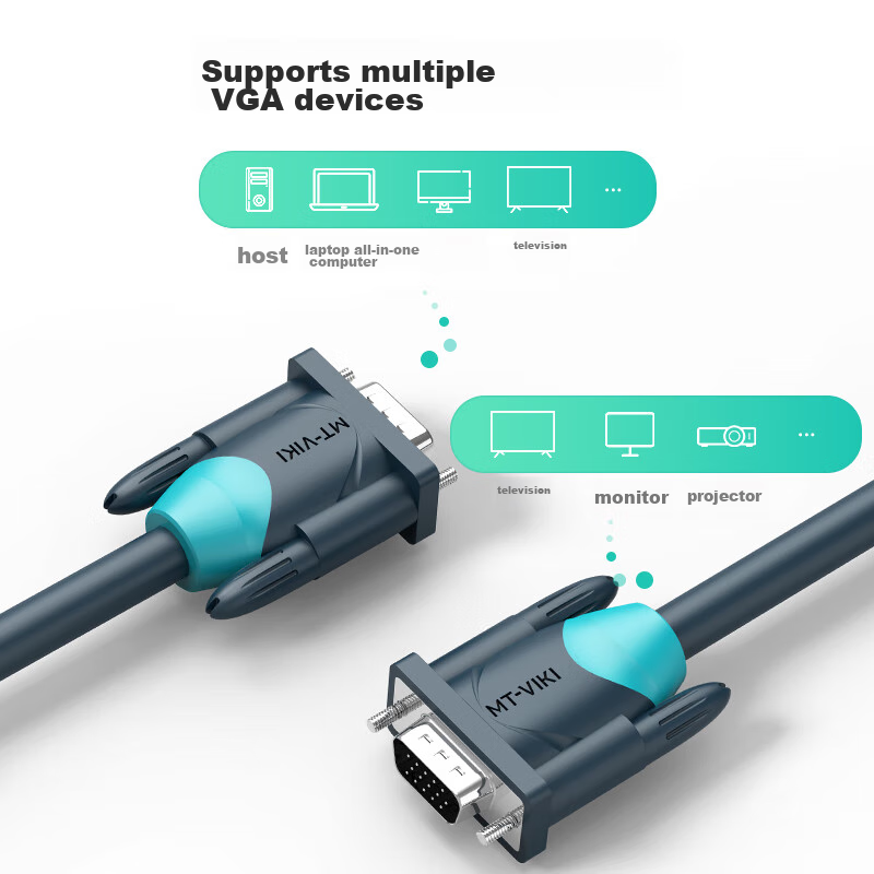 MT-Viki 20M VGA Male to Male(3+6) Cable - 10m