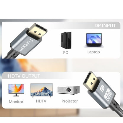 Earldom W38 4k@60Hz DisplayPort to DisplayPort Cable, 2 Meter