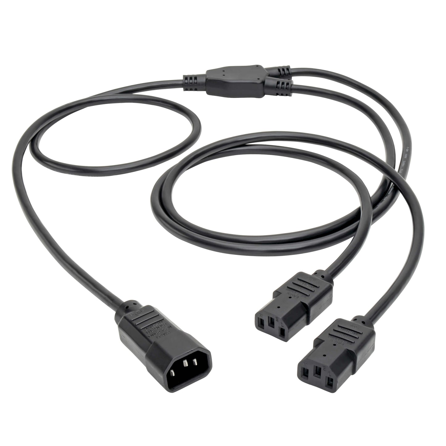Pollen Power Cord Splitter, C14 to 2x C13 - 1.5m