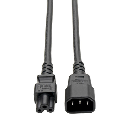 Pollen Laptop Power Adapter Cord, C14 to C5 (Clover) Adapter - 1.8m