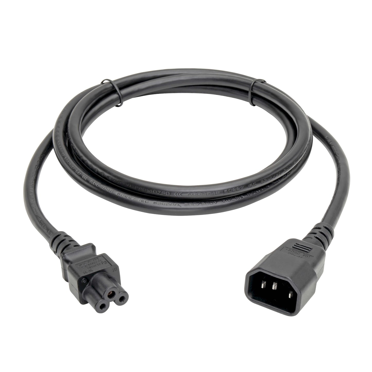 Pollen Laptop Power Adapter Cord, C14 to C5 (Clover) Adapter - 1.8m