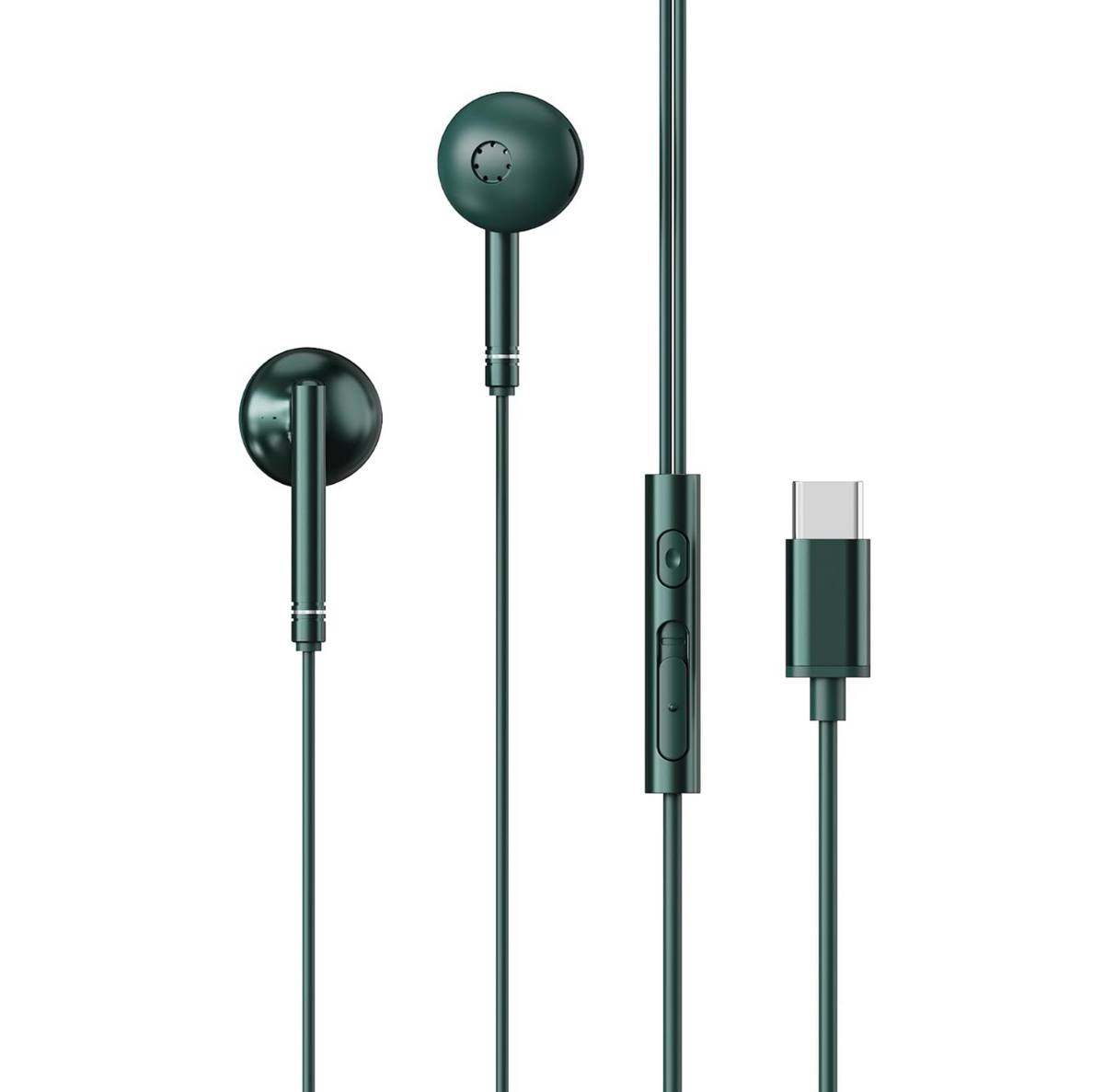 TechZA TZ-HF16 Type-C Semi-In-Ear Wired Earphones