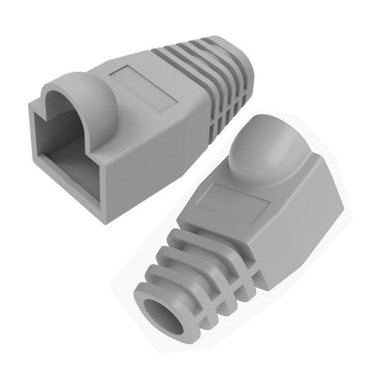 Pollen RJ45 Strain Relief Boots (Grey) - Pack of 100