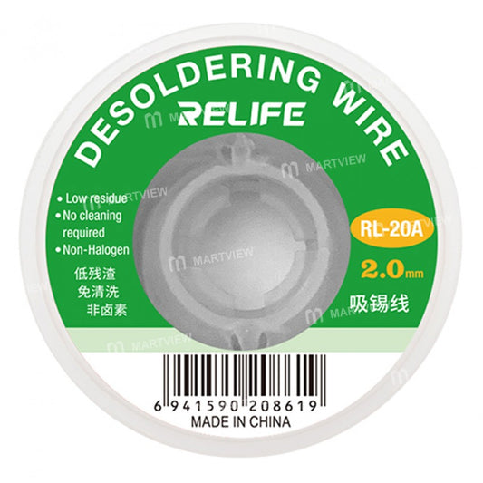 RELIFE RL-20A Desoldering Braid / Welding Wick Solder Remover